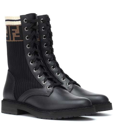 women's fendi biker boots